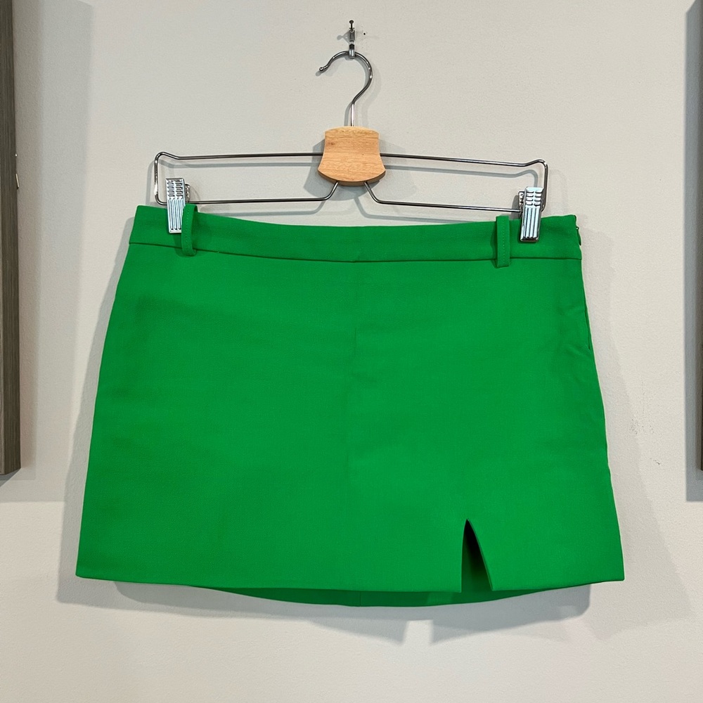ZARA - Bright Green Mini Skirt